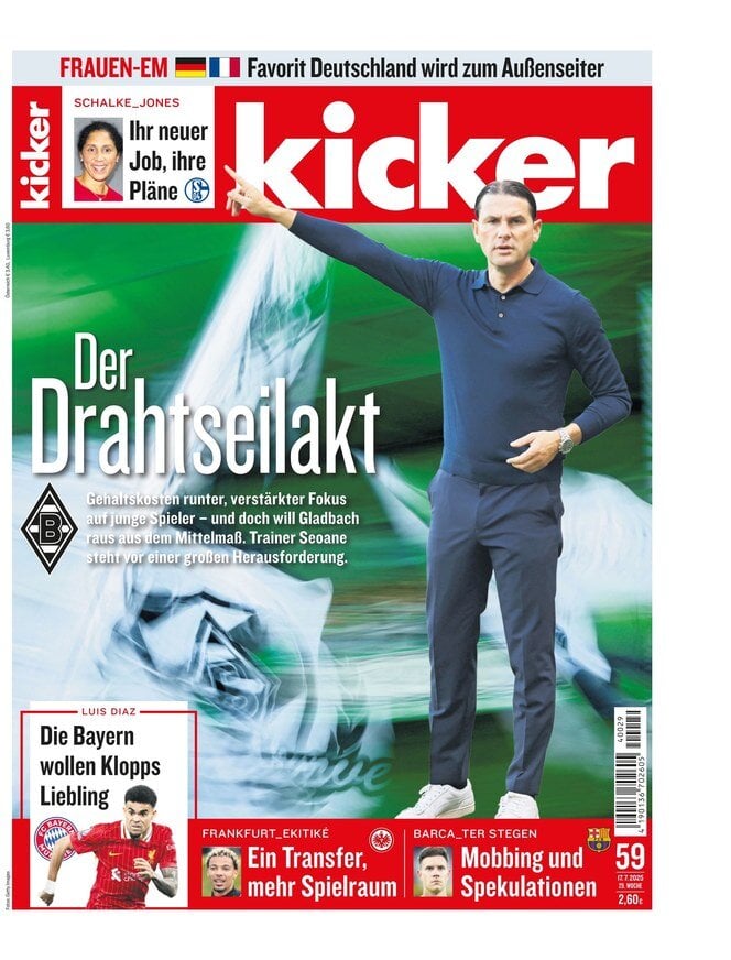 anteprima della prima pagina di kicker del 17/07/2025