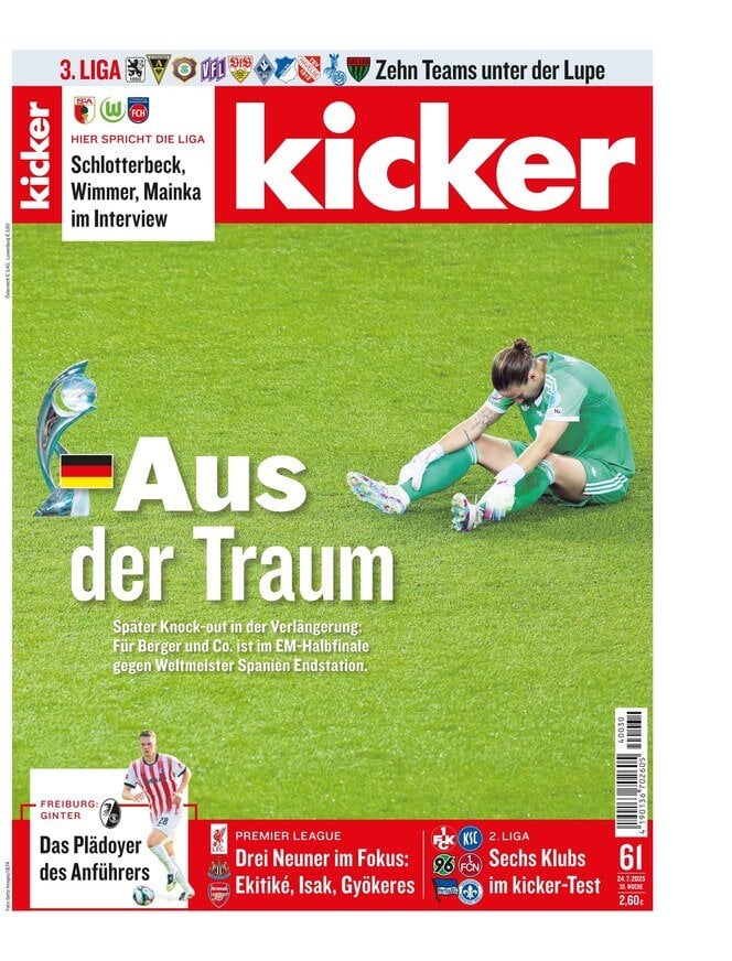 anteprima della prima pagina di kicker del 24/07/2025