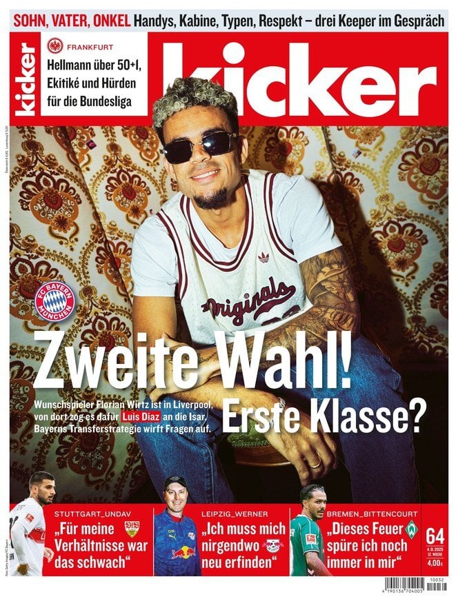 anteprima della prima pagina di kicker del 04/08/2025