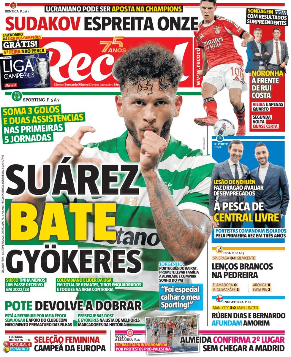 anteprima della prima pagina di Record