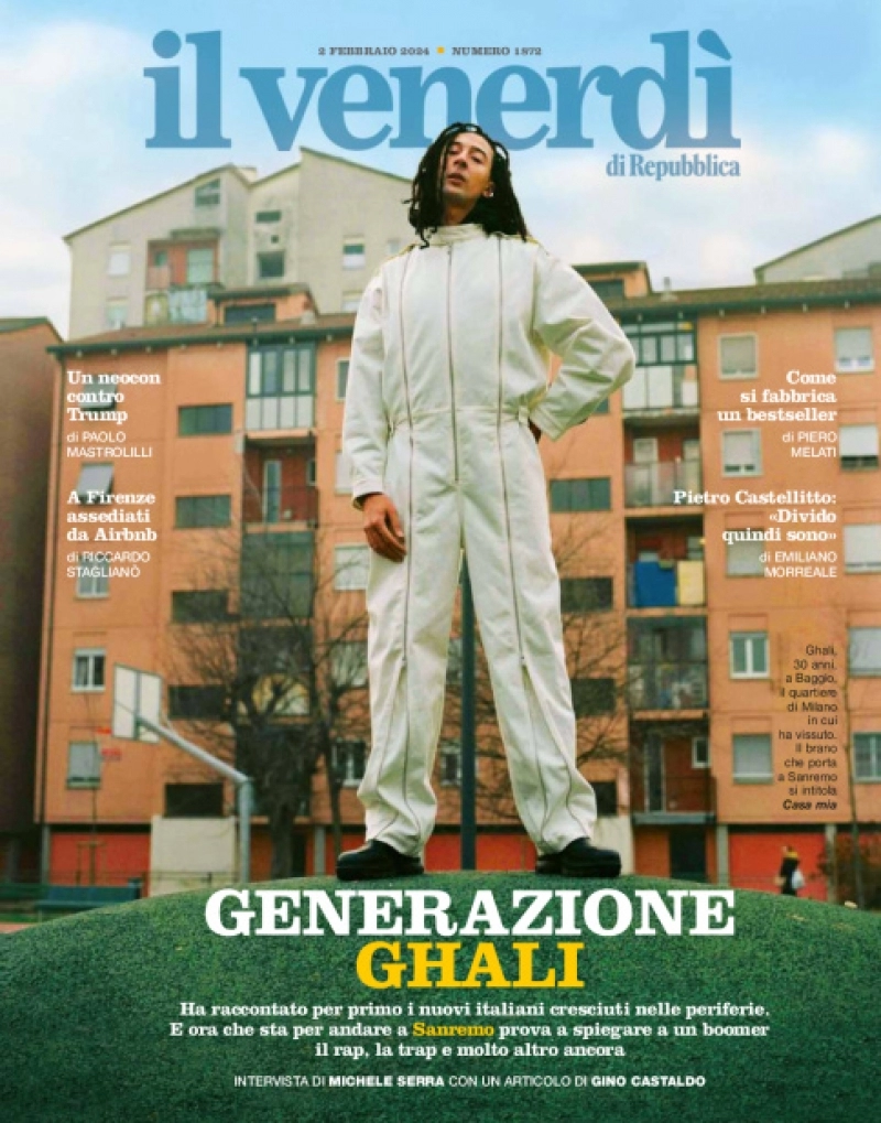 anteprima della prima pagina di il-venerd-di-repubblica del 09/02/2024