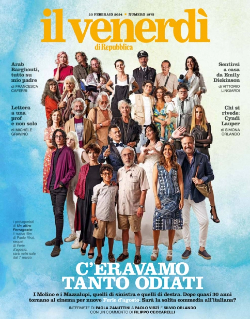 anteprima della prima pagina di il-venerd-di-repubblica del 22/02/2024