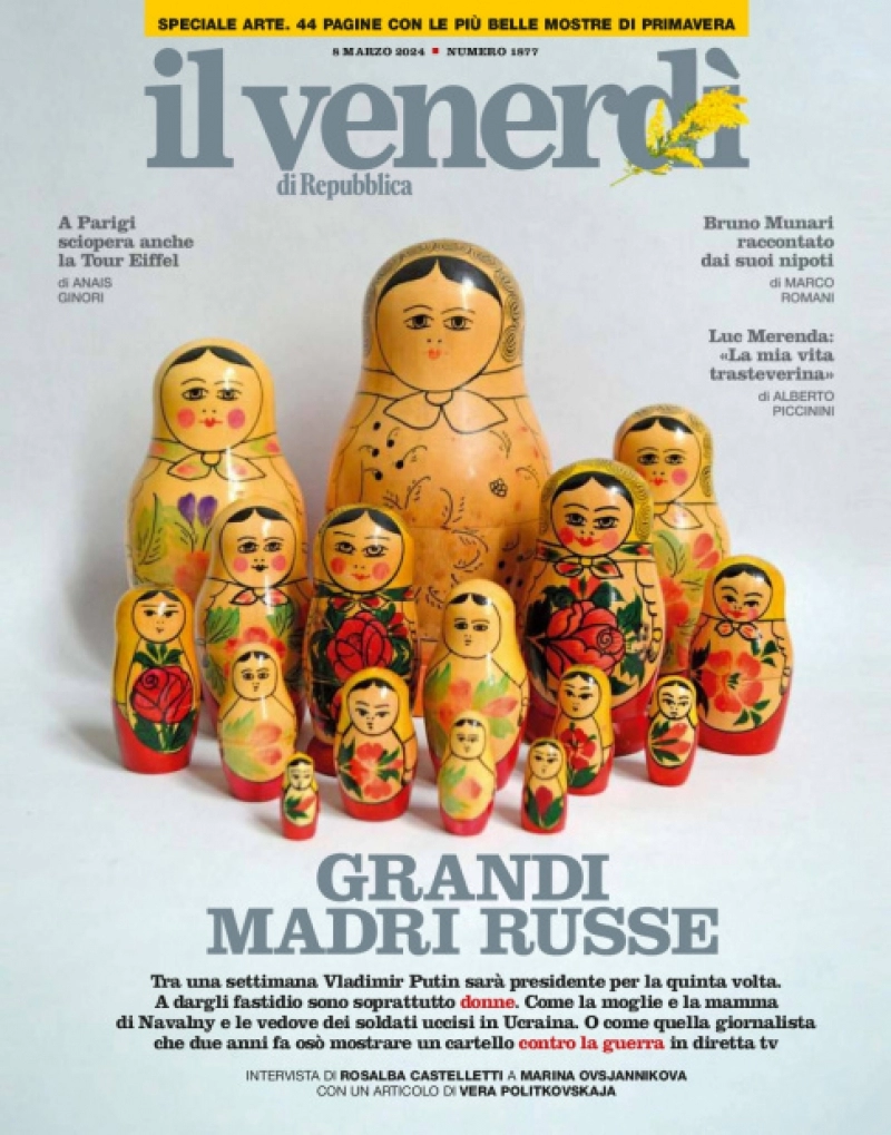 anteprima della prima pagina di il-venerd-di-repubblica del 07/03/2024