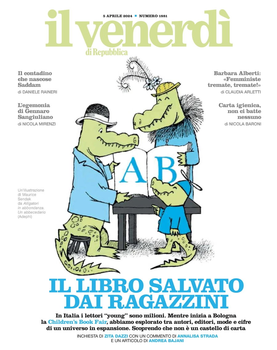 anteprima della prima pagina di il-venerd-di-repubblica del 05/04/2024