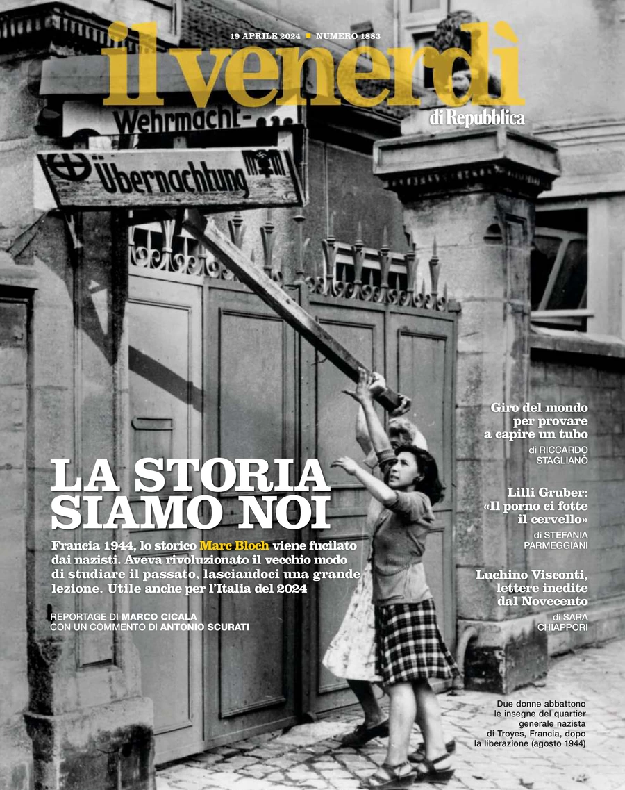 anteprima della prima pagina di il-venerd-di-repubblica del 19/04/2024