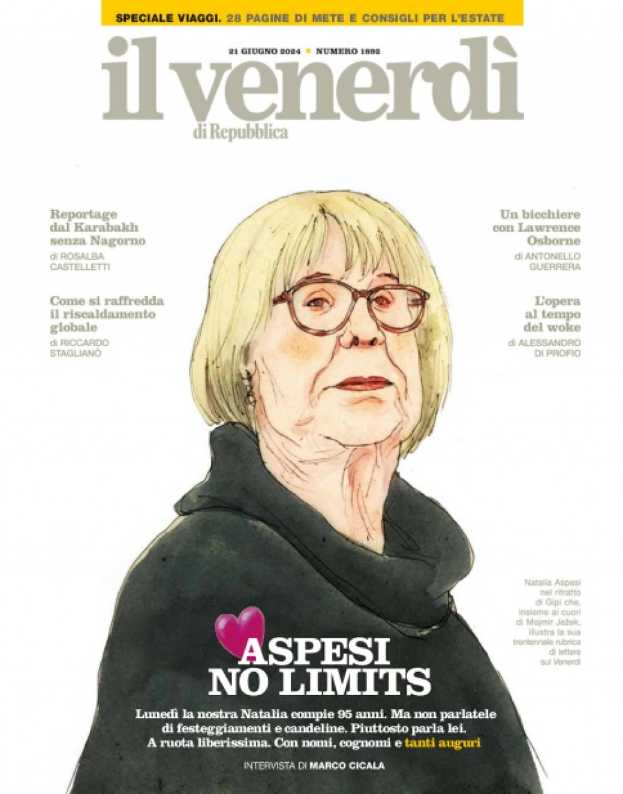 anteprima della prima pagina di il-venerd-di-repubblica del 21/06/2024