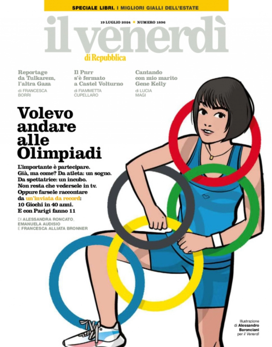 anteprima della prima pagina di il-venerd-di-repubblica del 19/07/2024