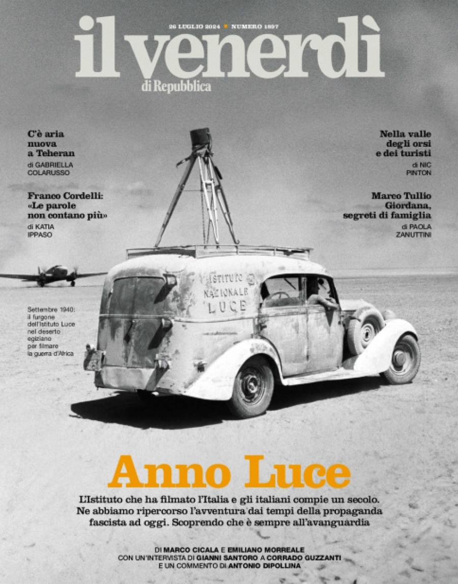 anteprima della prima pagina di il-venerd-di-repubblica del 26/07/2024