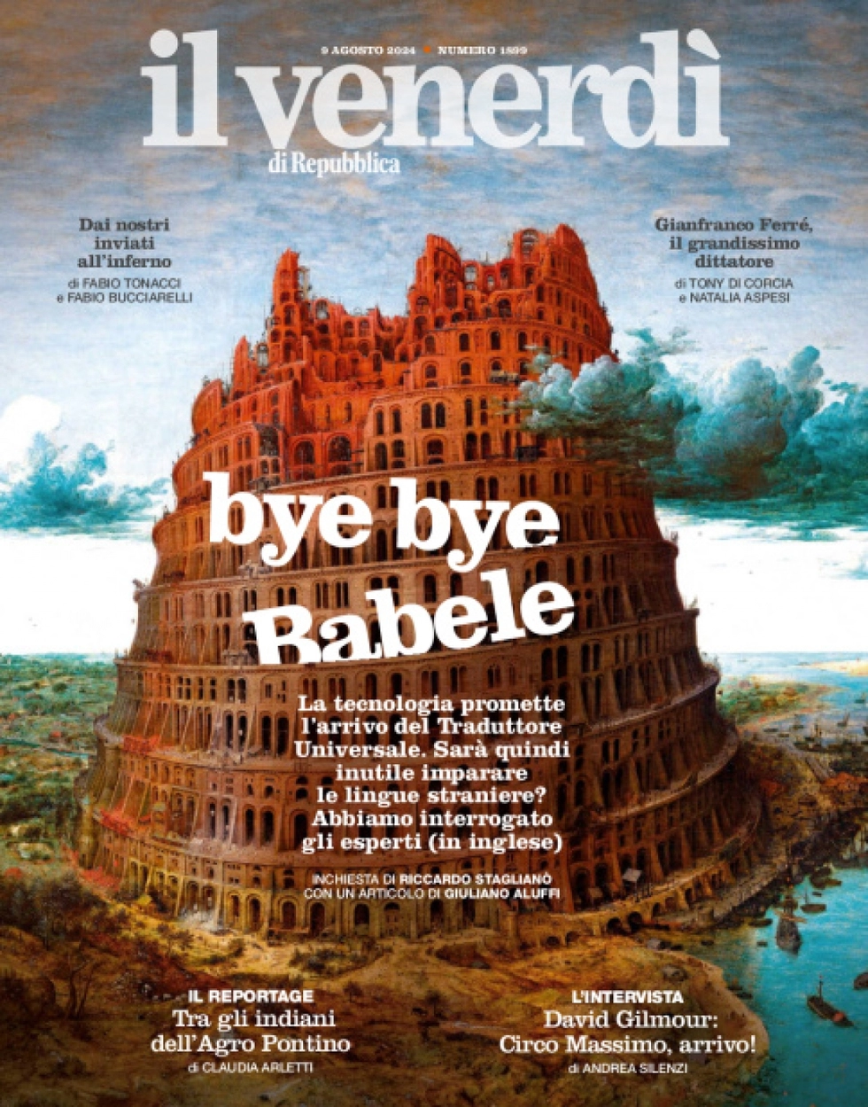 anteprima della prima pagina di il-venerd-di-repubblica del 09/08/2024