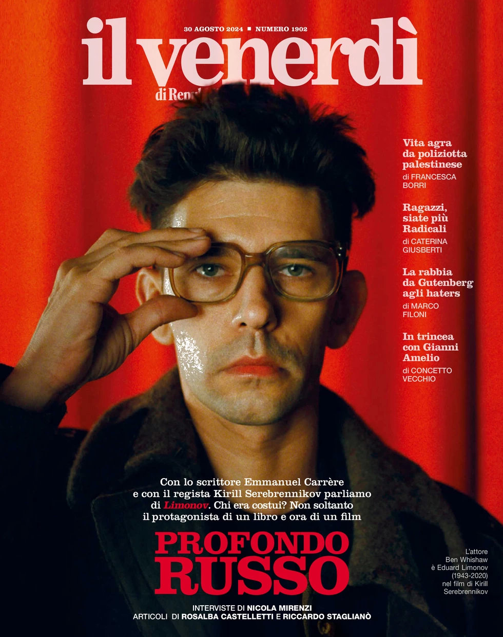 anteprima della prima pagina di il-venerd-di-repubblica del 30/08/2024