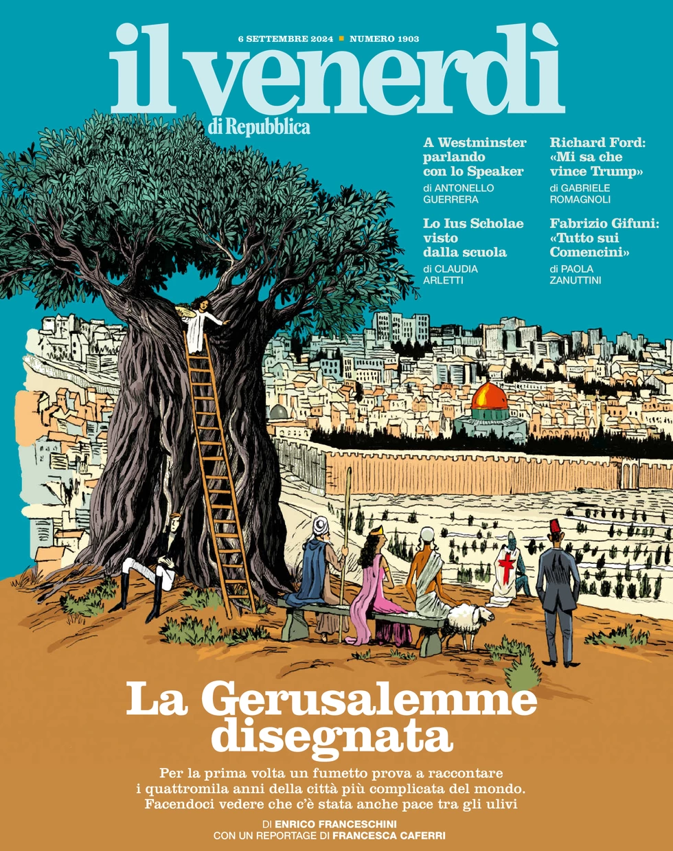anteprima della prima pagina di il-venerd-di-repubblica del 06/09/2024