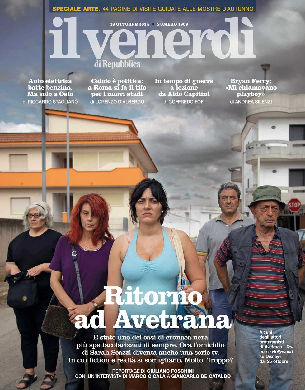 anteprima della prima pagina di il-venerd-di-repubblica del 18/10/2024