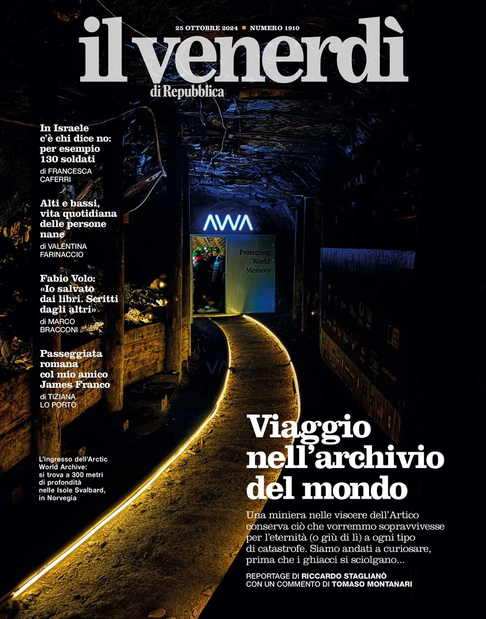 anteprima della prima pagina di il-venerd-di-repubblica del 25/10/2024