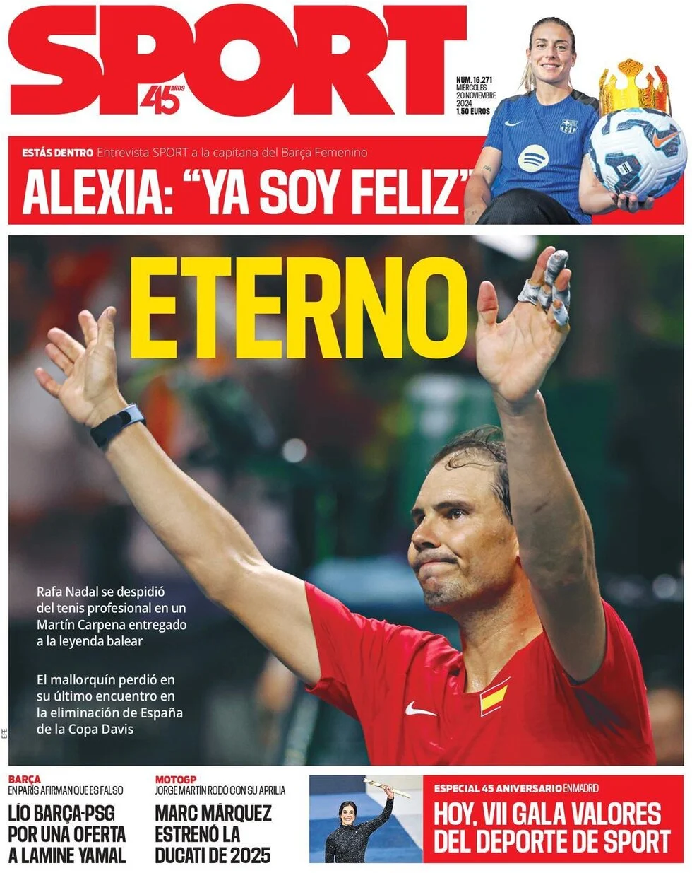 anteprima della prima pagina di SPORT (Barcelona)