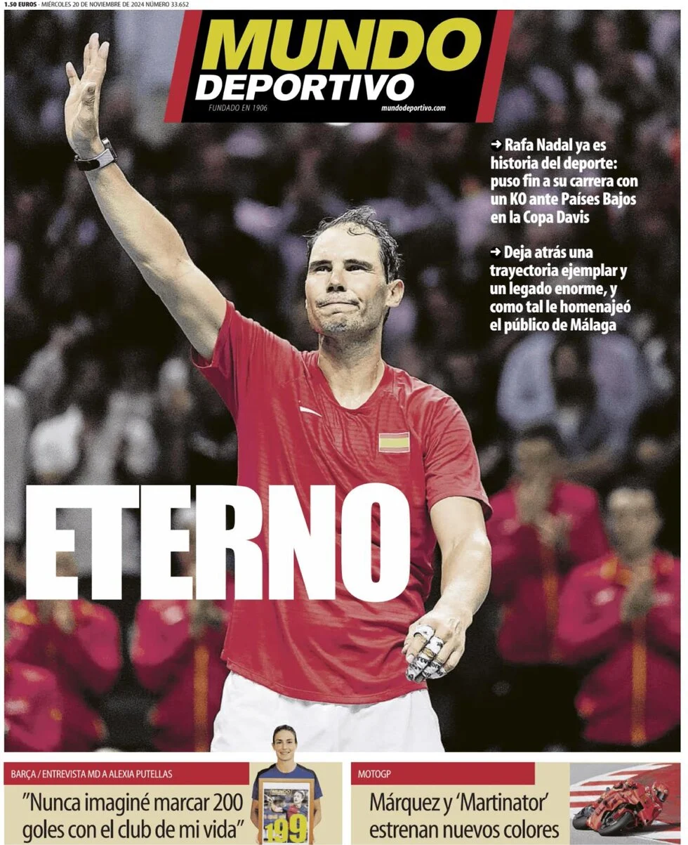 anteprima della prima pagina di Mundo Deportivo