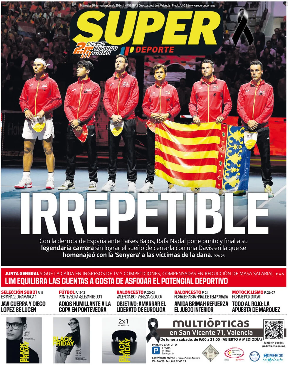 anteprima della prima pagina di Superdeporte