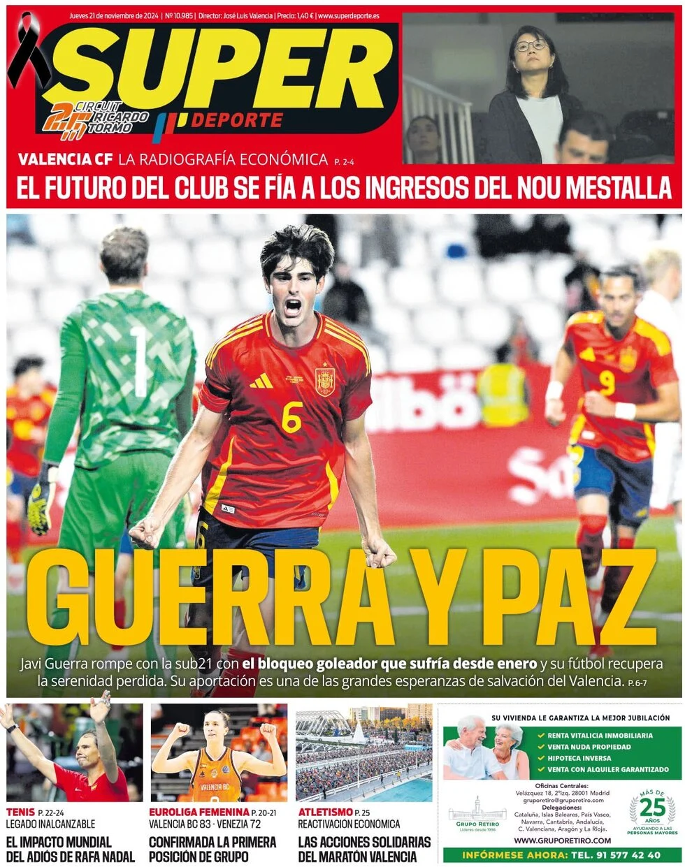 anteprima della prima pagina di Superdeporte