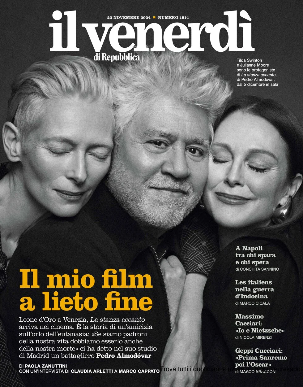 anteprima della prima pagina di il-venerd-di-repubblica del 22/11/2024