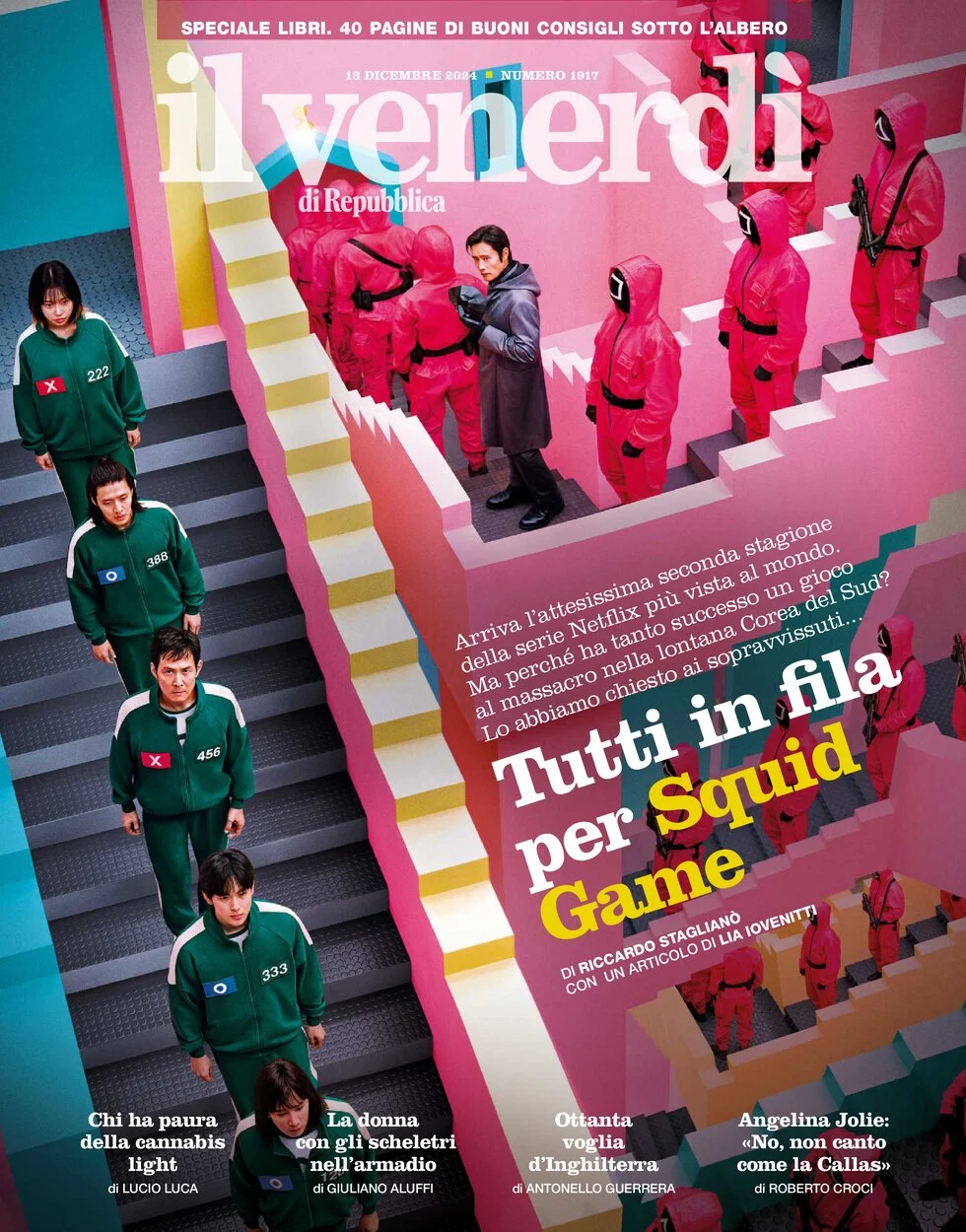 anteprima della prima pagina di il-venerd-di-repubblica del 13/12/2024