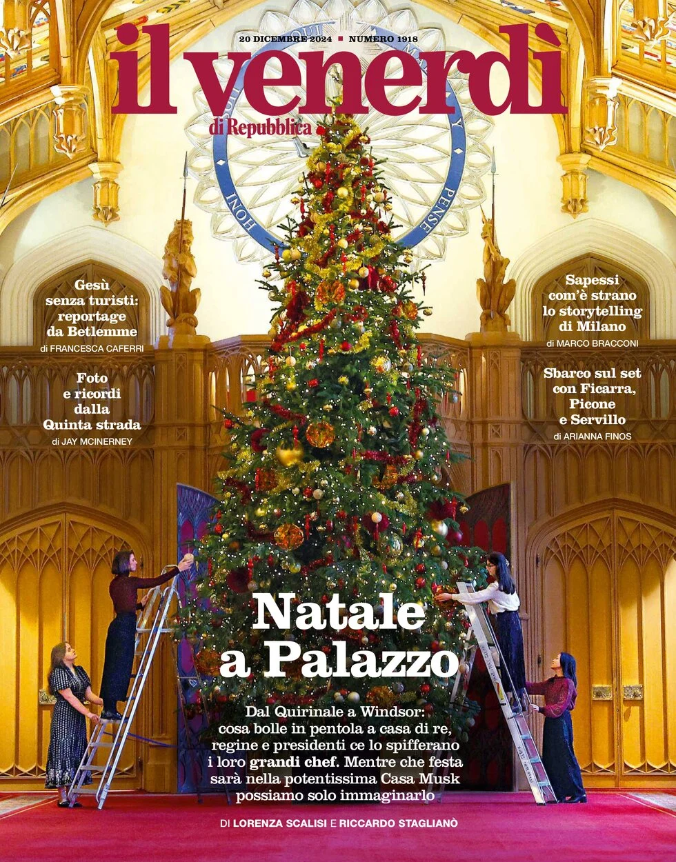 anteprima della prima pagina di il-venerd-di-repubblica del 20/12/2024