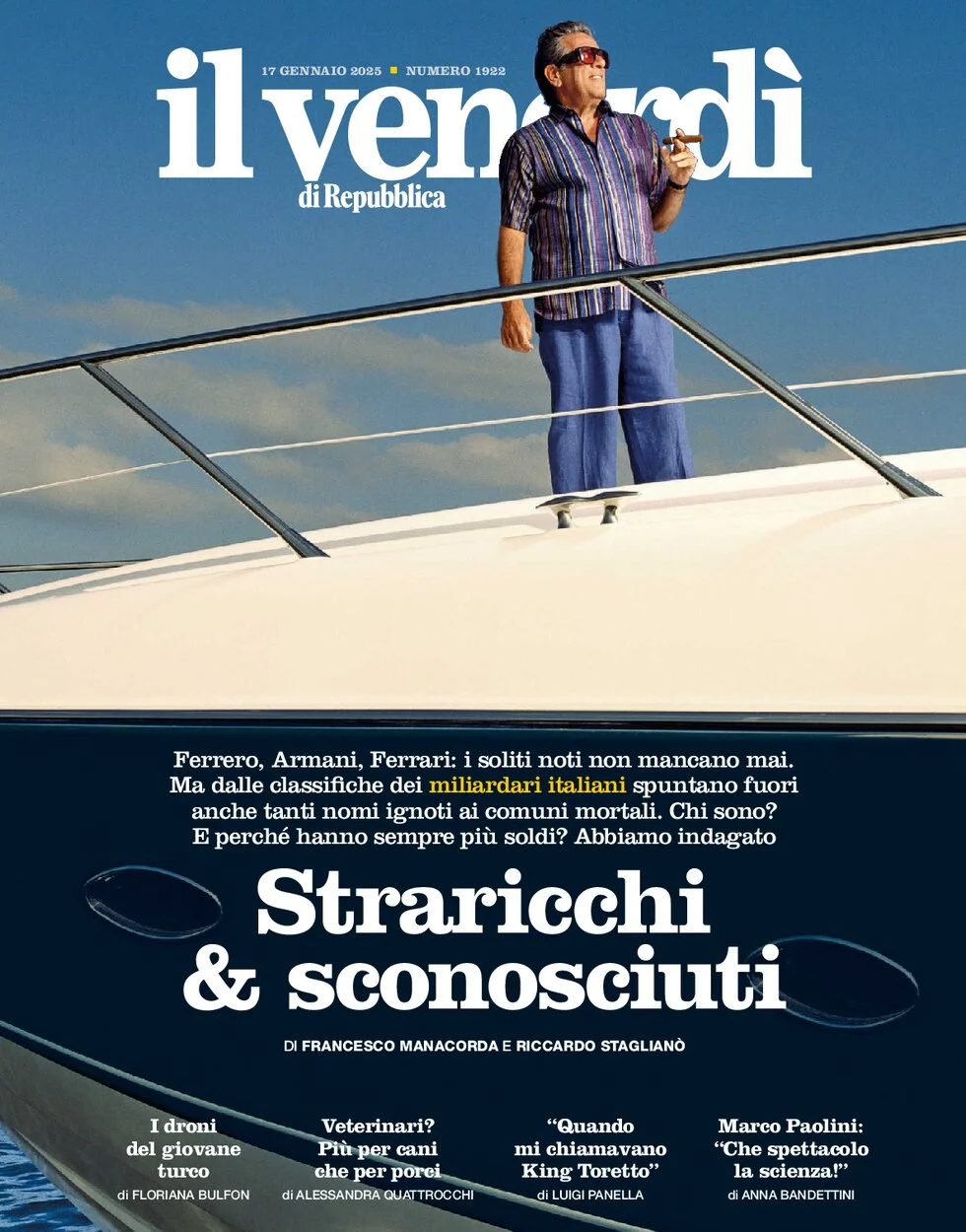 anteprima della prima pagina di il-venerd-di-repubblica del 17/01/2025