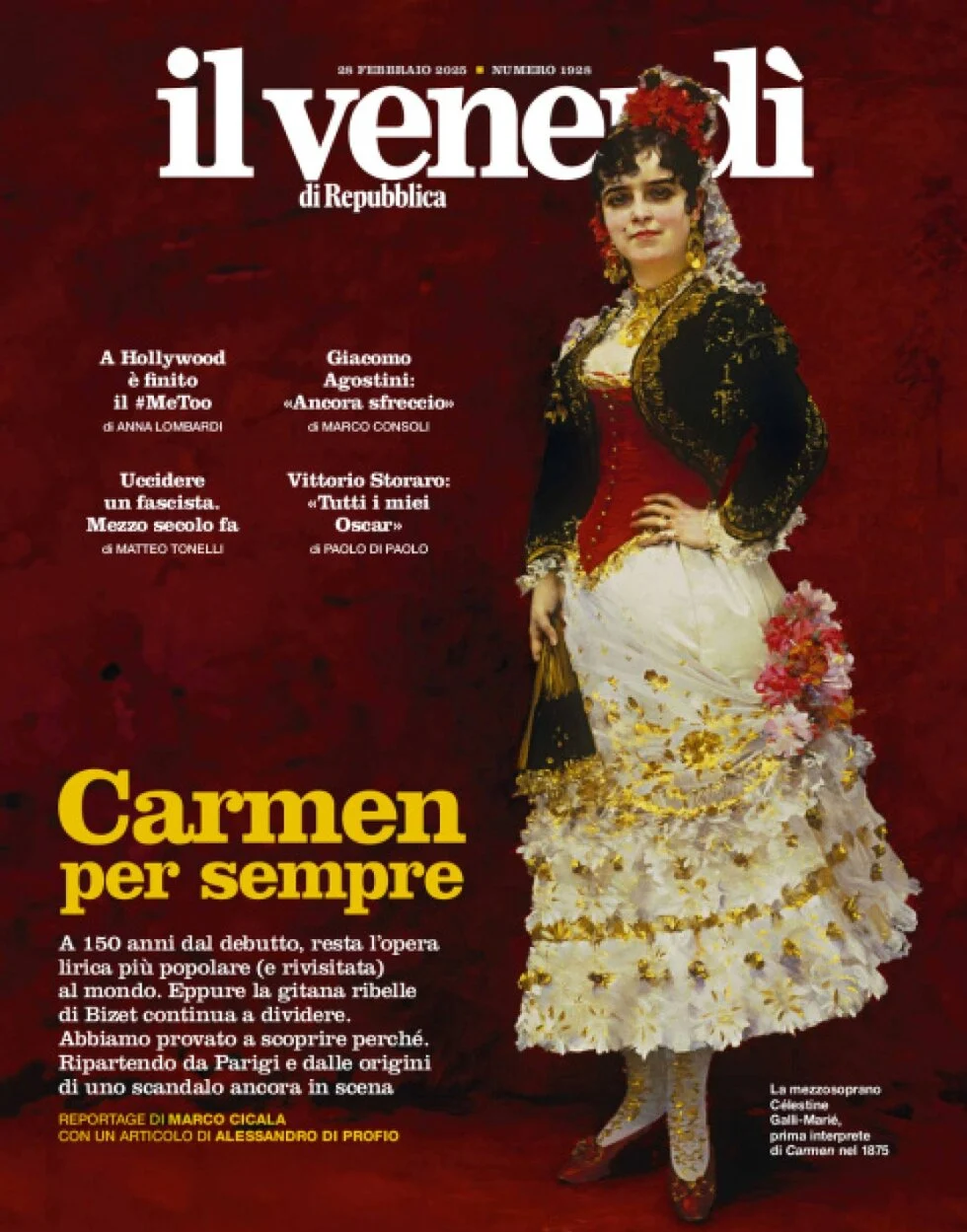 anteprima della prima pagina di il-venerd-di-repubblica del 28/02/2025