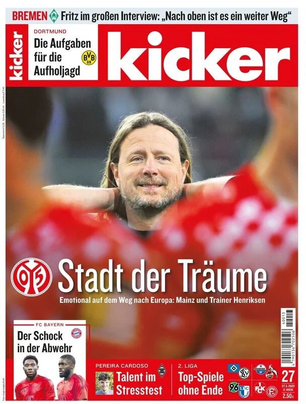 anteprima della prima pagina di kicker del 27/03/2025