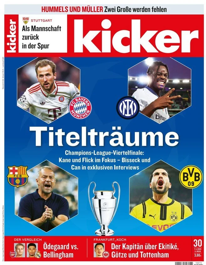 anteprima della prima pagina di kicker del 07/04/2025