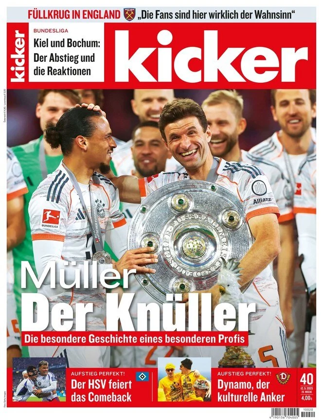 anteprima della prima pagina di kicker del 12/05/2025