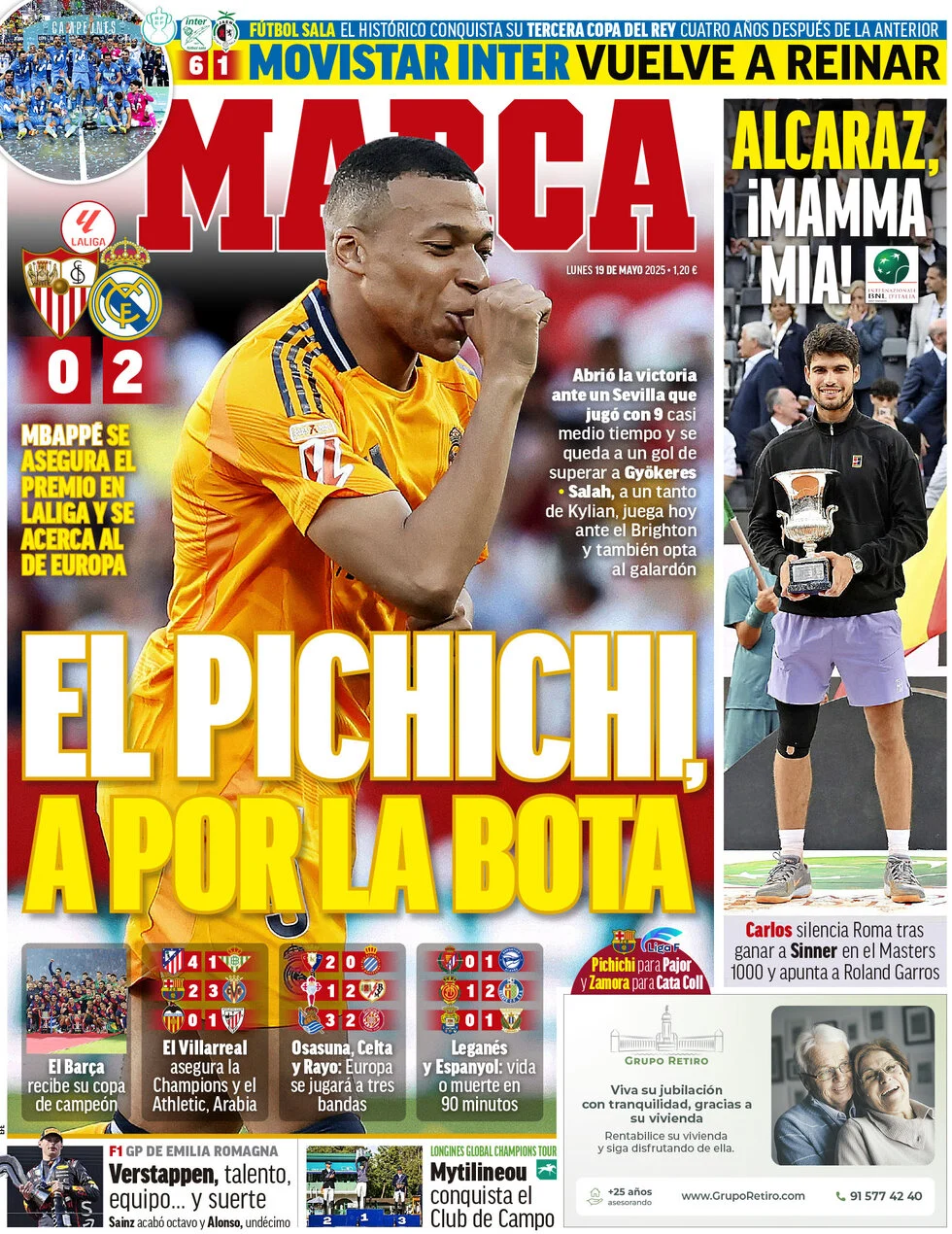 anteprima della prima pagina di Marca