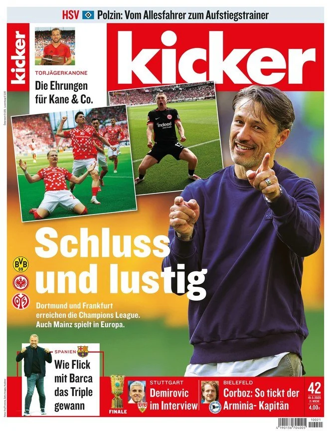 anteprima della prima pagina di kicker del 19/05/2025