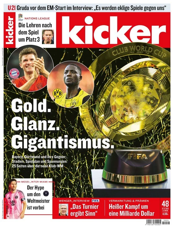 anteprima della prima pagina di kicker del 10/06/2025