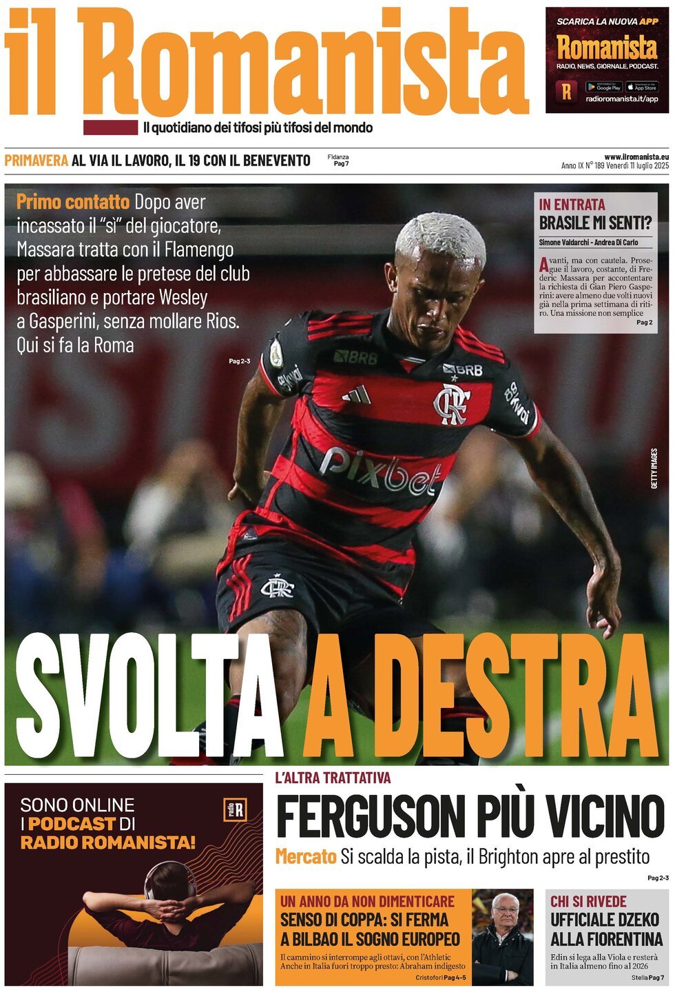 anteprima della prima pagina di Il Romanista