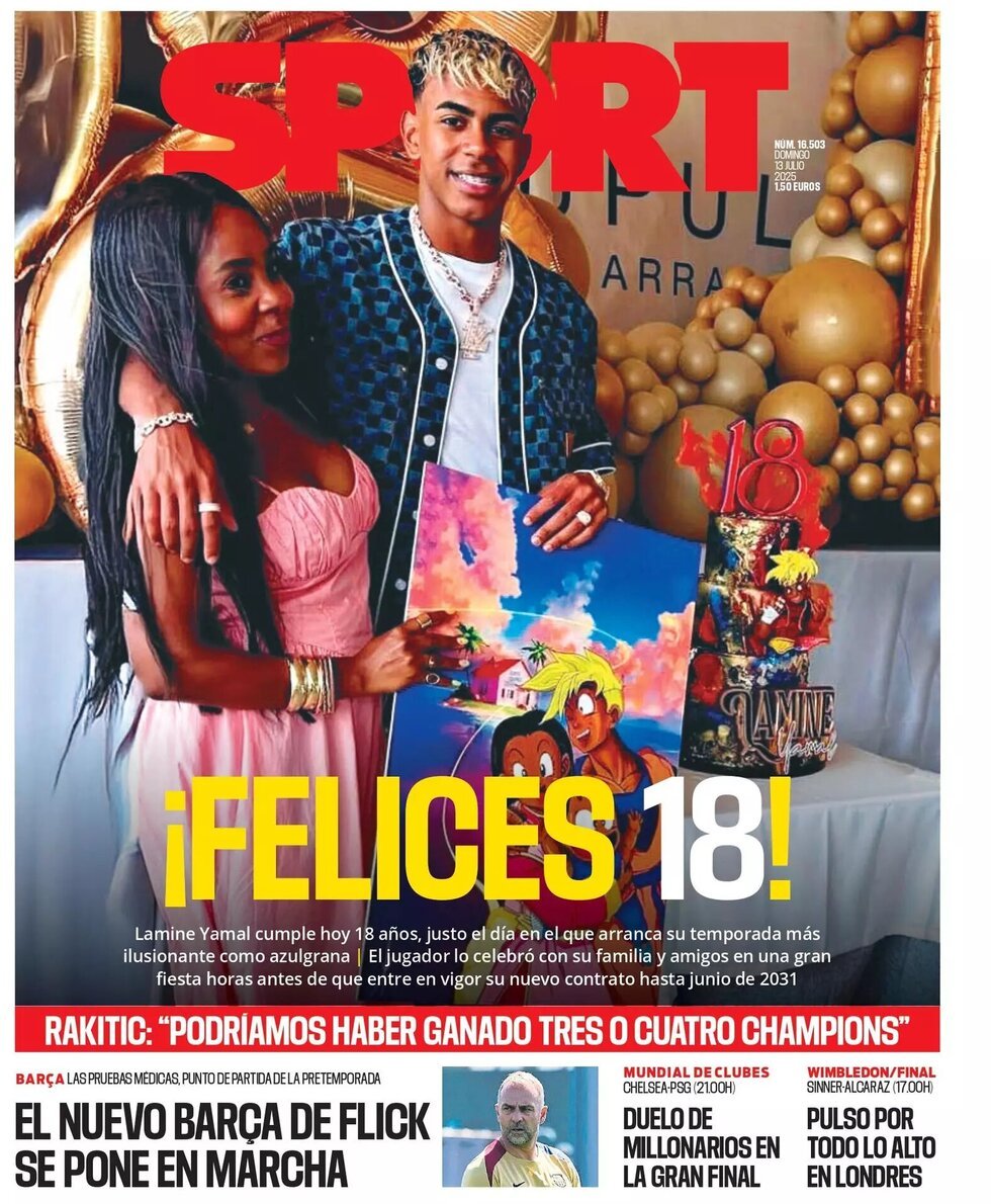 anteprima della prima pagina di SPORT (Barcelona)