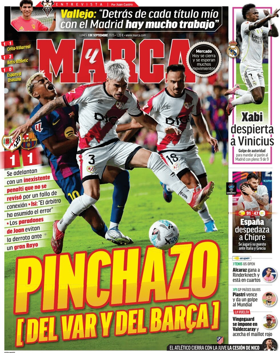 anteprima della prima pagina di Marca