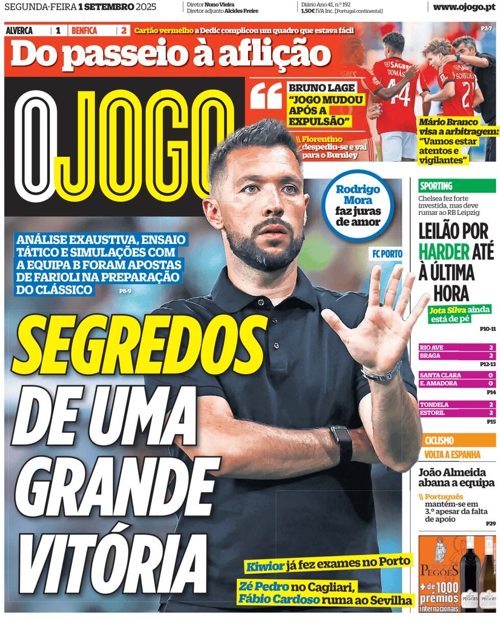 anteprima della prima pagina di O Jogo