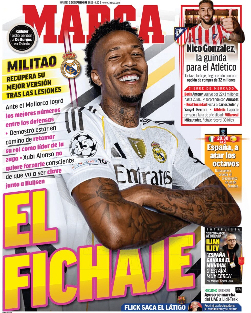 anteprima della prima pagina di Marca